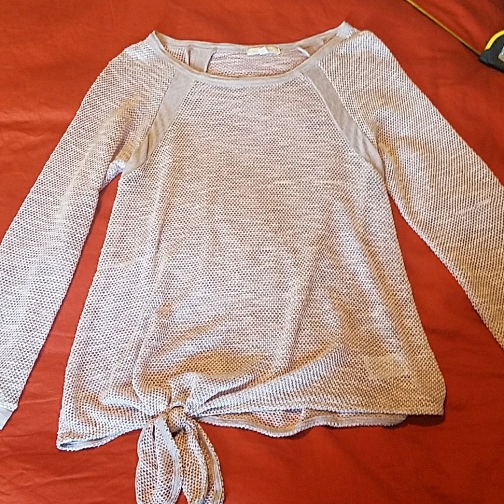 Pure Good Lavender Knit Sweater Tie Large